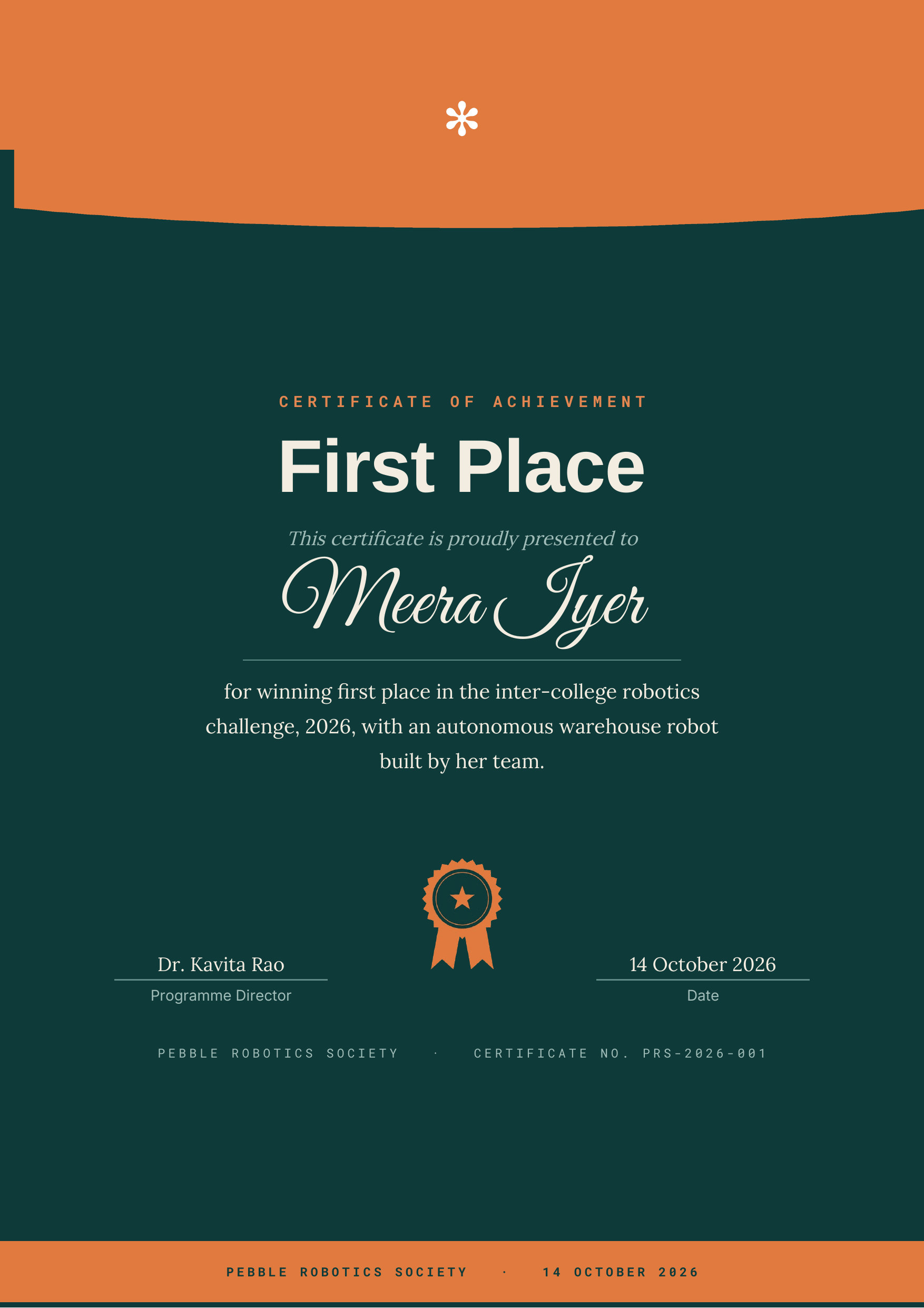 First Place — page preview