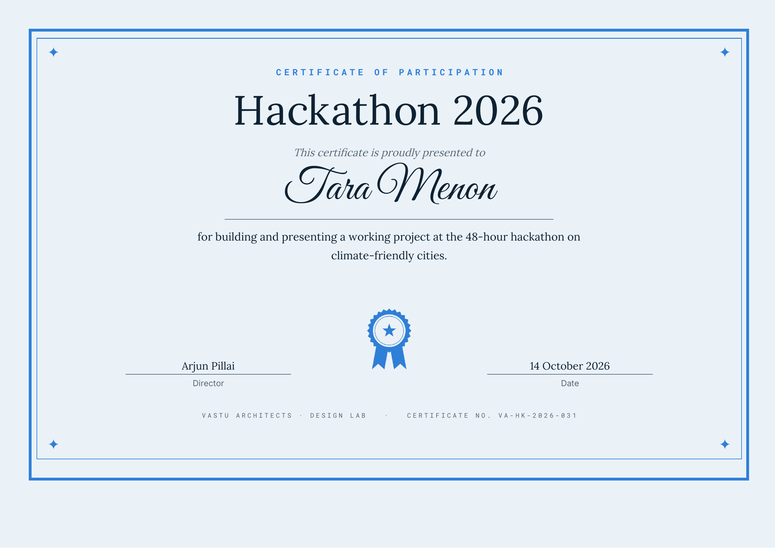 Hackathon 2026 — page preview