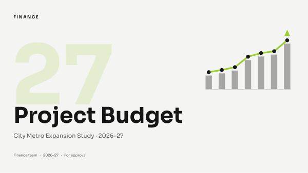 Project Budget (Grey Lime) — preview