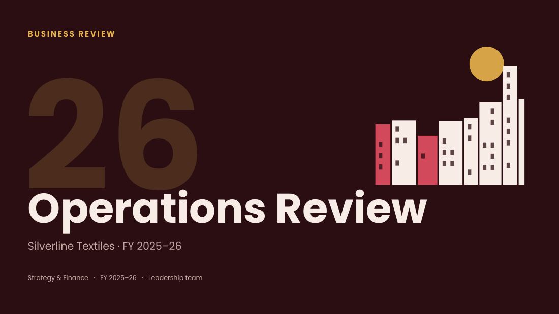 Operations Review (Oxblood) — cover slide