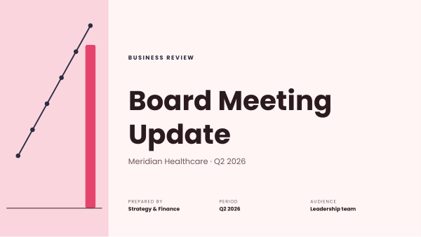 Board Meeting Update (Blush) — preview