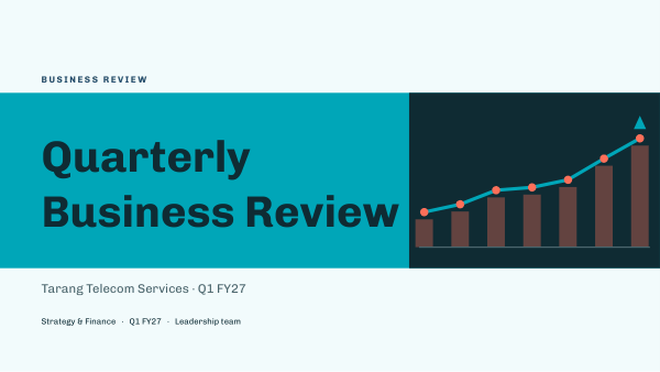 Quarterly Business Review (Aqua Coral) — preview
