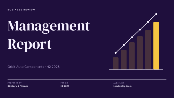 Management Report (Royal Purple) — preview