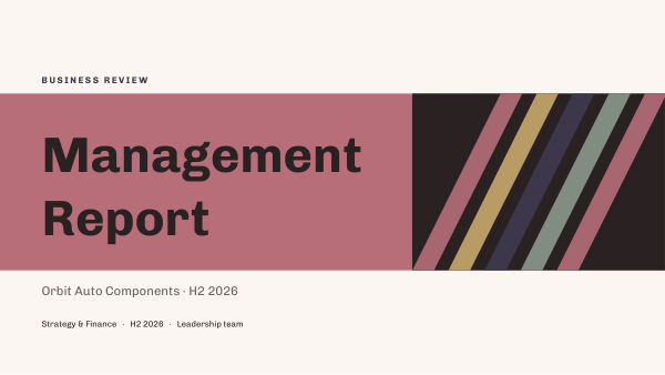 Management Report (Rose Gold) — preview