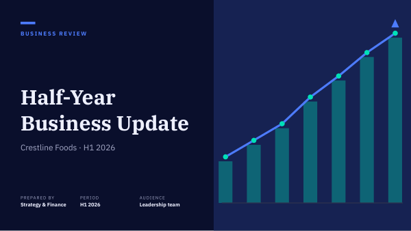 Half-Year Business Update (Ink Blue) — preview