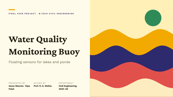 Water Quality Monitoring Buoy (Butter) — preview