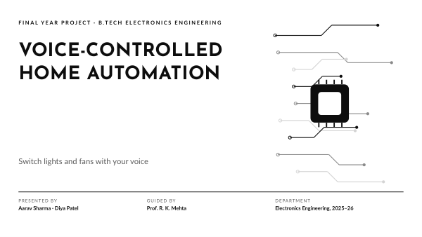 Voice-Controlled Home Automation (Mono) — preview