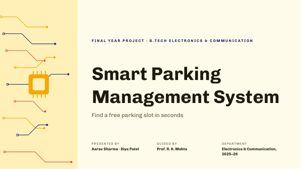 Smart Parking Management System (Butter) — preview