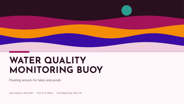 Water Quality Monitoring Buoy (Berry) — preview