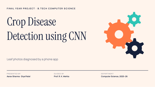 Crop Disease Detection using CNN (Peach Navy) — preview