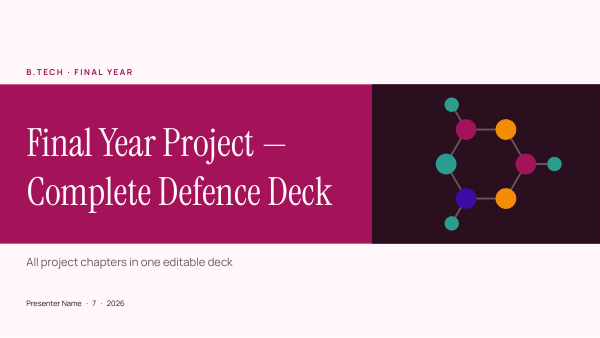 Final Year Project — Complete Defence Deck — College project (long) — preview