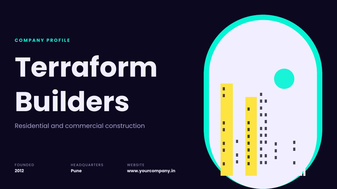 Terraform Builders (Neon Night) — cover slide