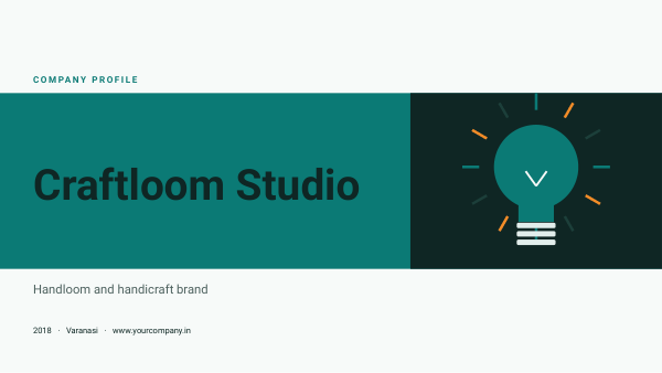 Craftloom Studio (Teal Orange) — preview