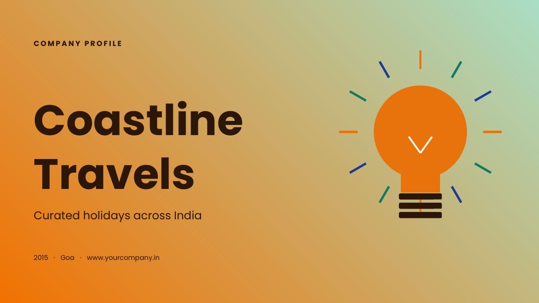 Coastline Travels (Saffron) — cover slide