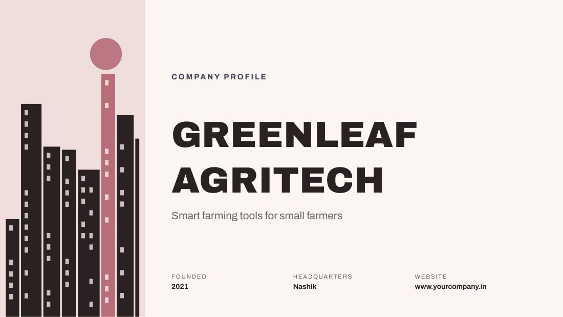 Greenleaf Agritech (Rose Gold) — cover slide