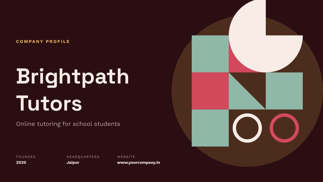 Brightpath Tutors (Oxblood) — cover slide