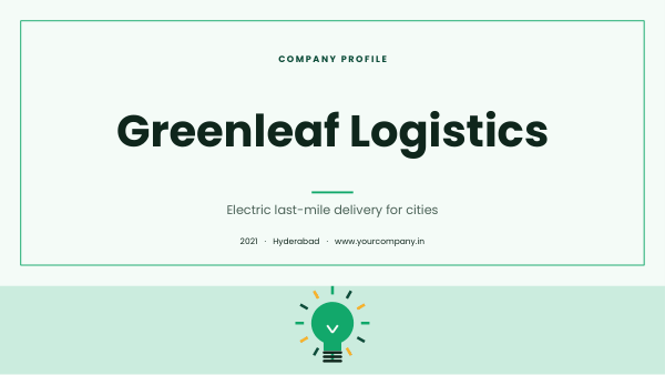 Greenleaf Logistics (Fresh Mint) — preview