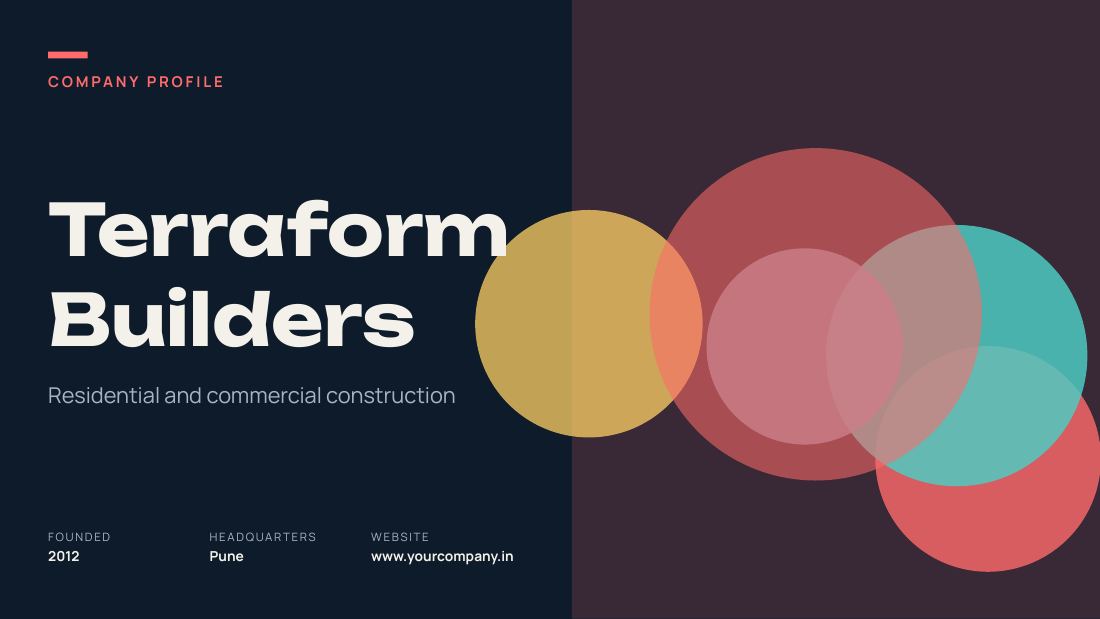 Terraform Builders (Navy Coral) — cover slide