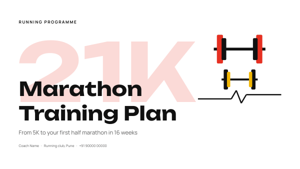 Marathon Training Plan (Swiss Red) — preview