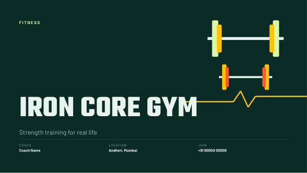 Iron Core Gym — preview