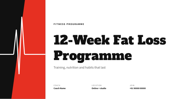 12-Week Fat Loss Programme (Swiss Red) — preview