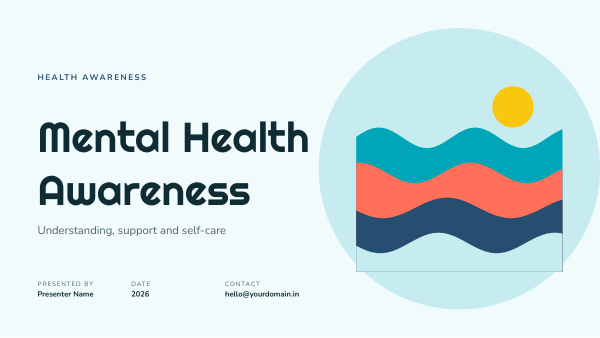 Mental Health Awareness (Aqua Coral) — preview