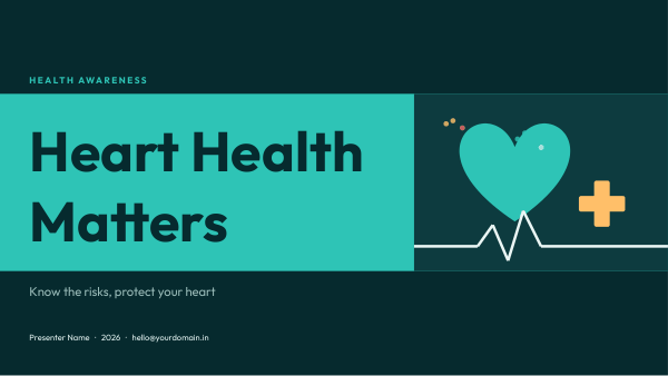 Heart Health Matters (Deep Teal) — preview