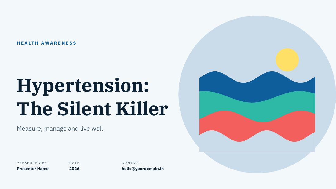 Hypertension: The Silent Killer (Ocean) — cover slide