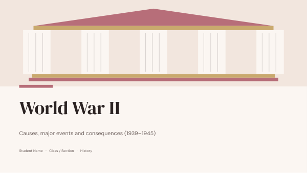 World War II (Rose Gold) — preview