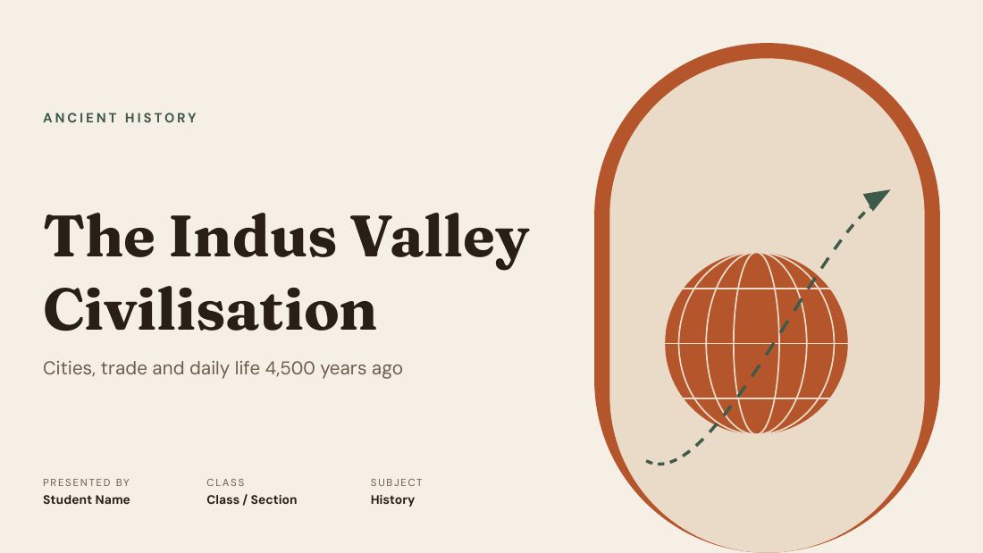 The Indus Valley Civilisation — cover slide