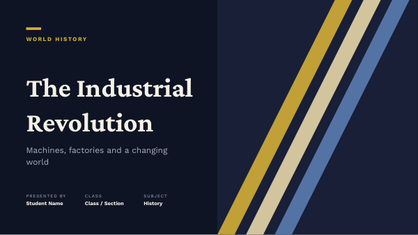 The Industrial Revolution (Midnight Gold) — preview
