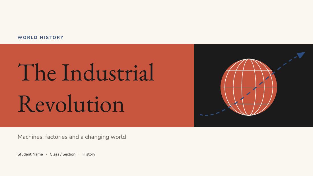 The Industrial Revolution (Ivory Ink) — cover slide