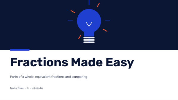 Fractions Made Easy (Cobalt) — preview