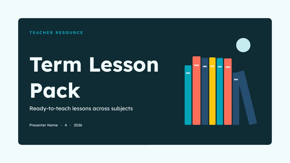 Term Lesson Pack — Teacher / lesson (long) — cover slide