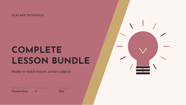 Complete Lesson Bundle — Teacher / lesson (long) — preview