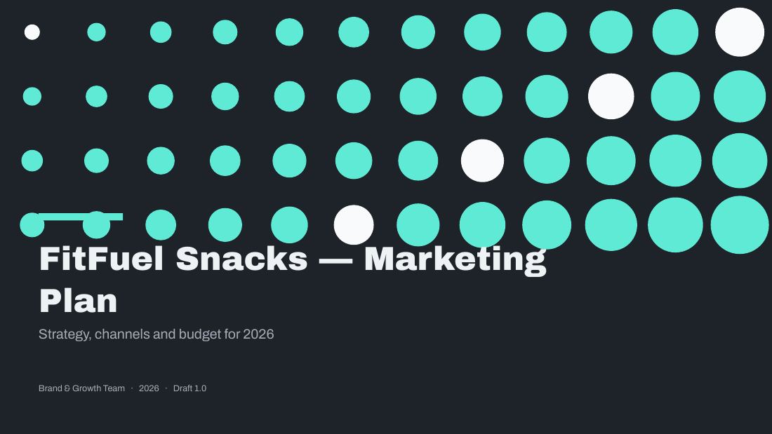 FitFuel Snacks (Slate Mint) — cover slide