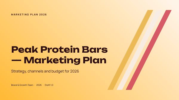 Peak Protein Bars (Oxblood) — preview
