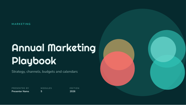 Annual Marketing Playbook — Marketing plan (long) — preview