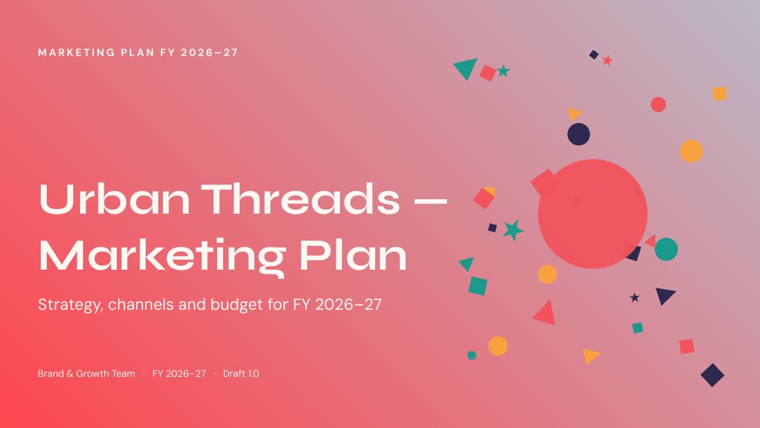 Urban Threads (Paper Coral) — cover slide