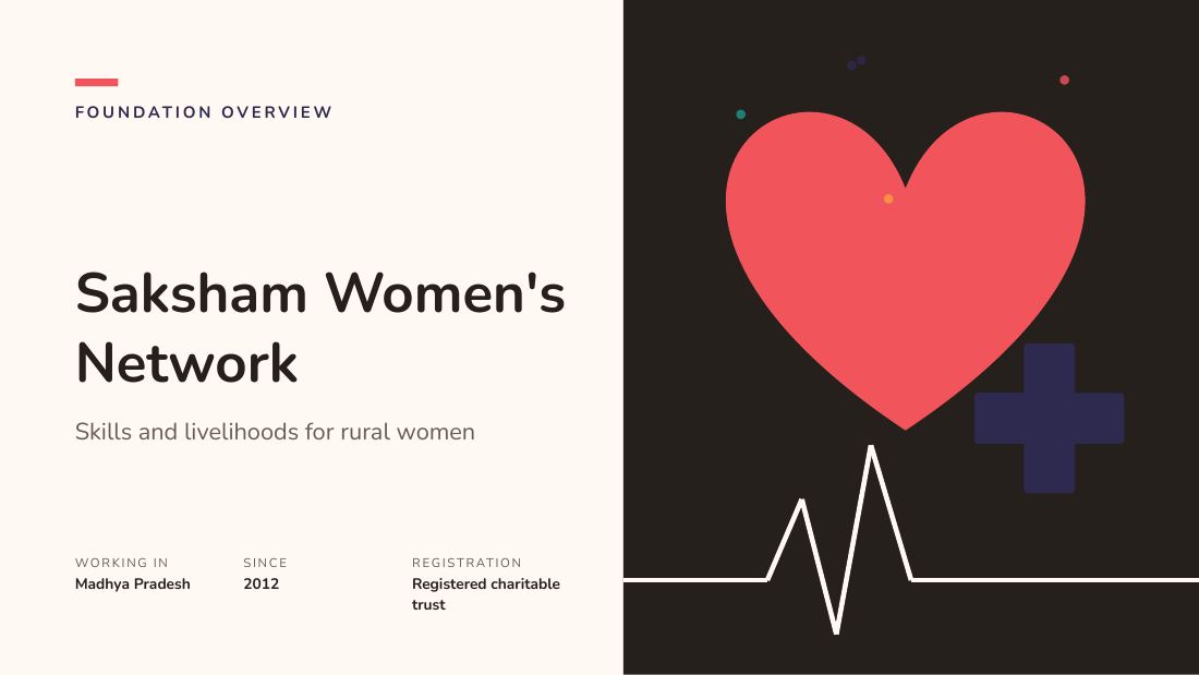 Saksham Women's Network (Paper Coral) — cover slide