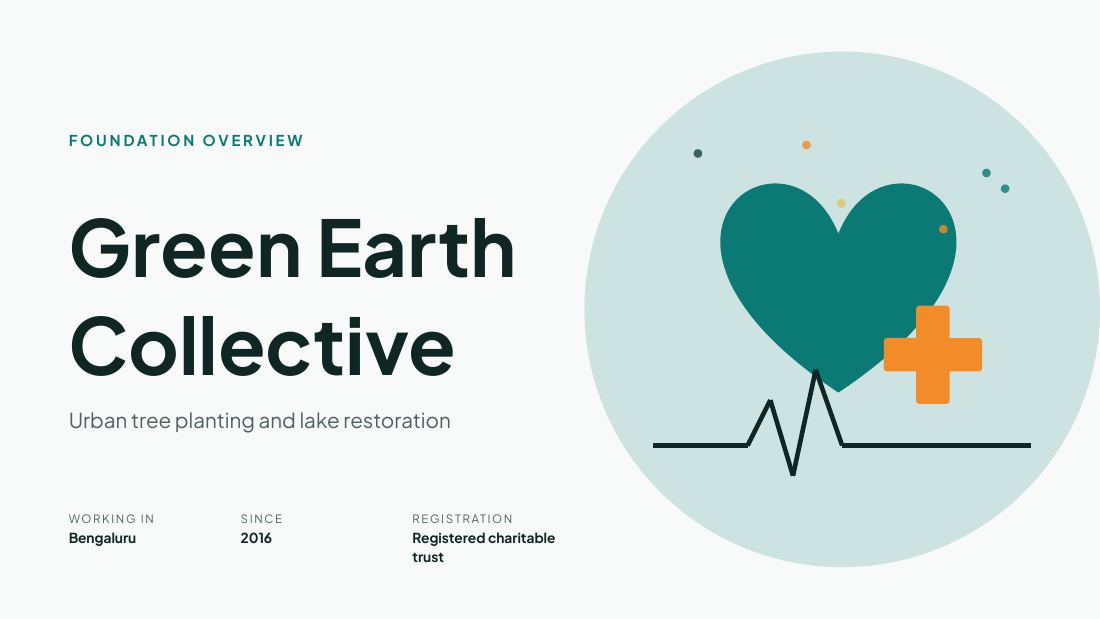 Green Earth Collective (Teal Orange) — cover slide