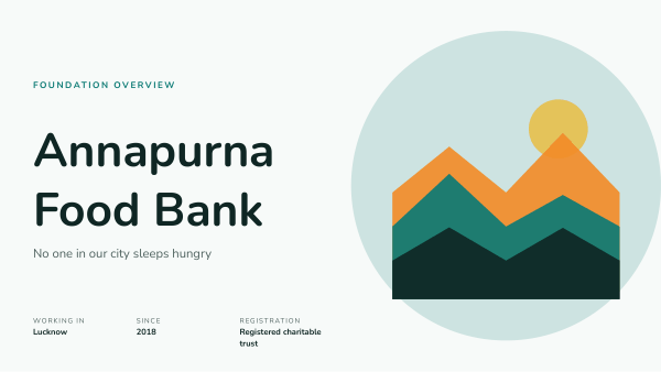 Annapurna Food Bank (Teal Orange) — preview