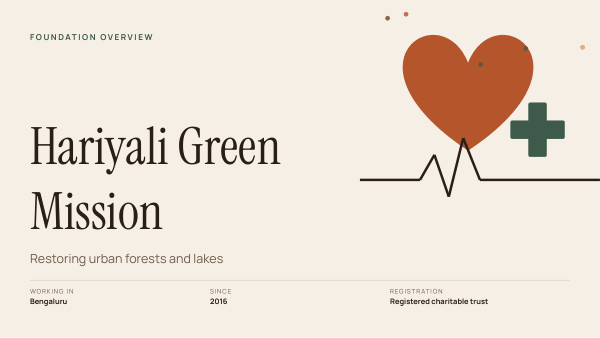 Hariyali Green Mission (Sand Terracotta) — preview