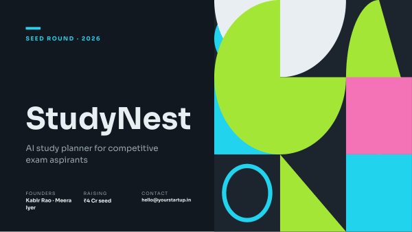 StudyNest (Gunmetal Cyan) — preview