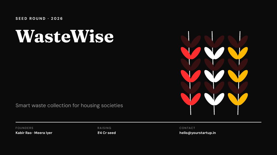 WasteWise — cover slide