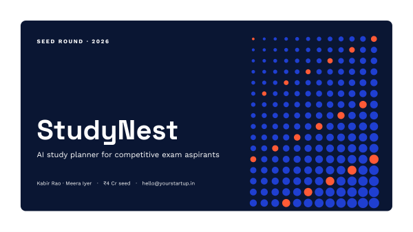 StudyNest (Cobalt) — preview
