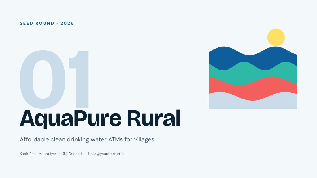 AquaPure Rural (Ocean) — cover slide