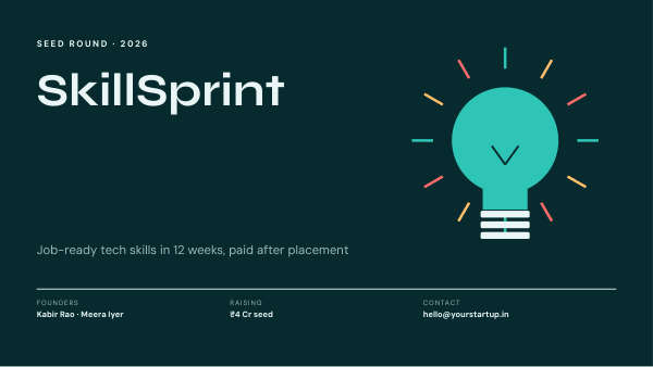 SkillSprint (Deep Teal) — preview