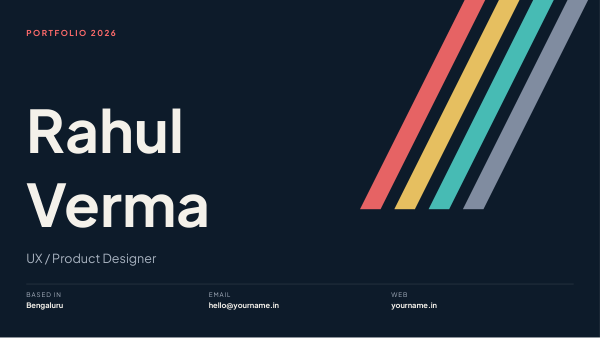 Rahul Verma (Navy Coral) — preview