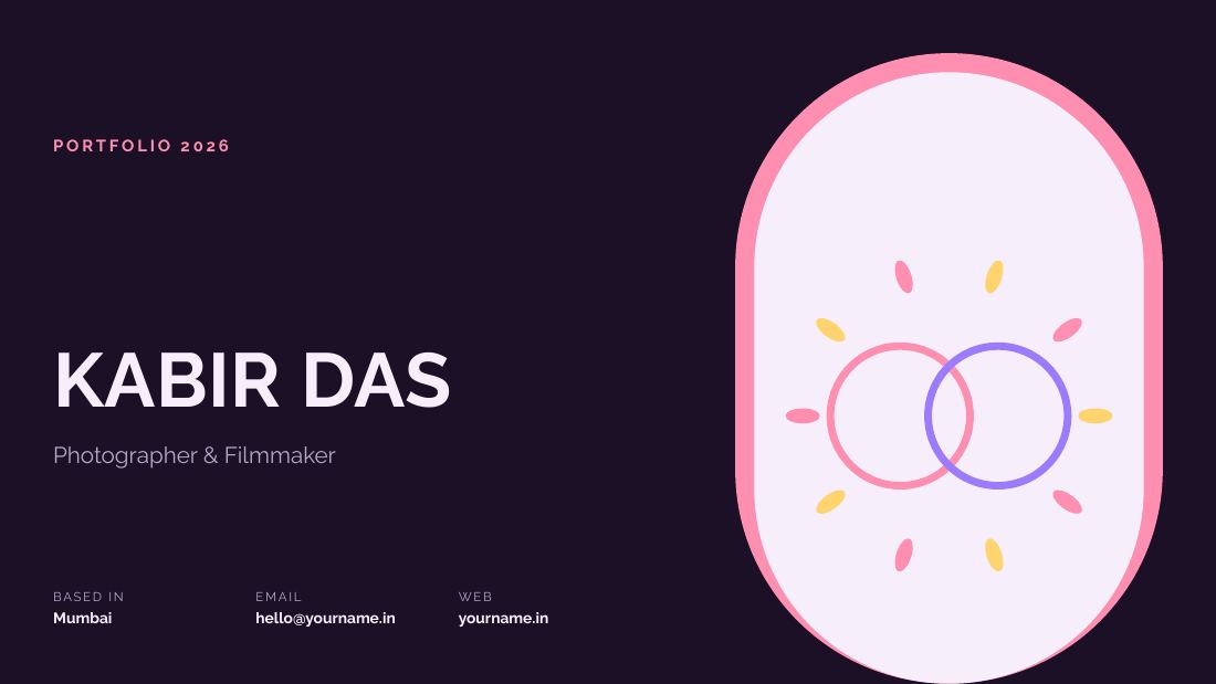 Kabir Das (Dark Plum) — cover slide